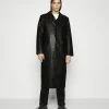 Han Kjøbenhavn Slim Coat - Leren Jas - Black -ONLY shop feb3d0cfc49243c59df1ea600ecc63de