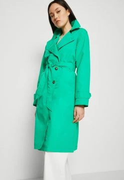 Vero Moda Vmpernillemie Long Coat - Trenchcoat - Bright Green -ONLY shop feddd0f1e33148c7be5cf86fac9106a1